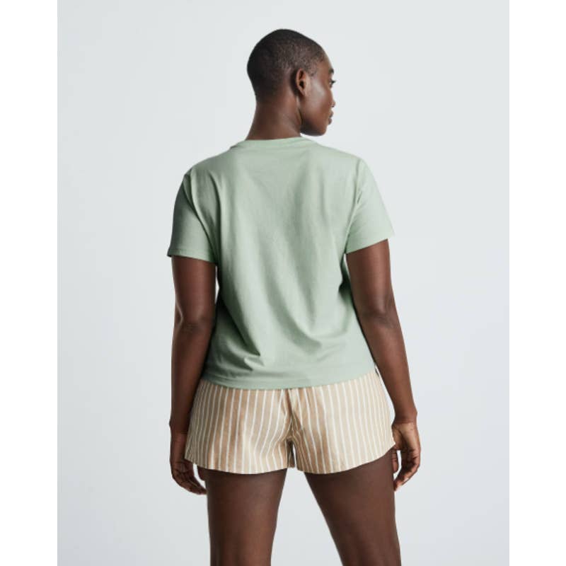 Everlane NWOT The Organic Cotton Pocket Boxy Classic Tee Shirt Green Size Medium