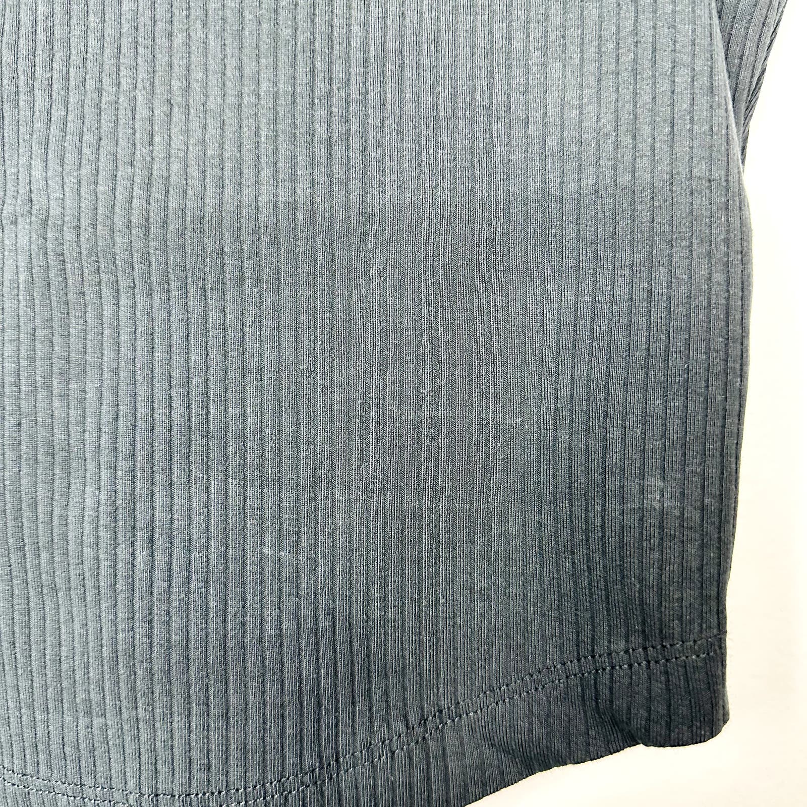 Madewell NWT Black The Tailored Crop Tank in Sleekhold Size XS