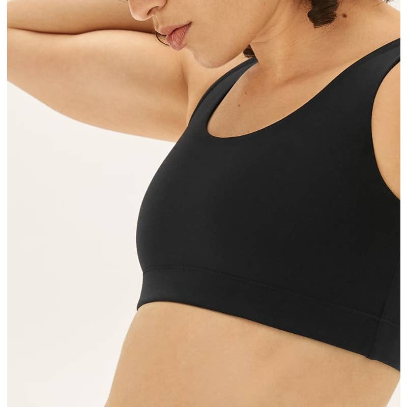 Everlane NWT Activewear The Perform Bra Workout Padded Sports Bra Black Size XS