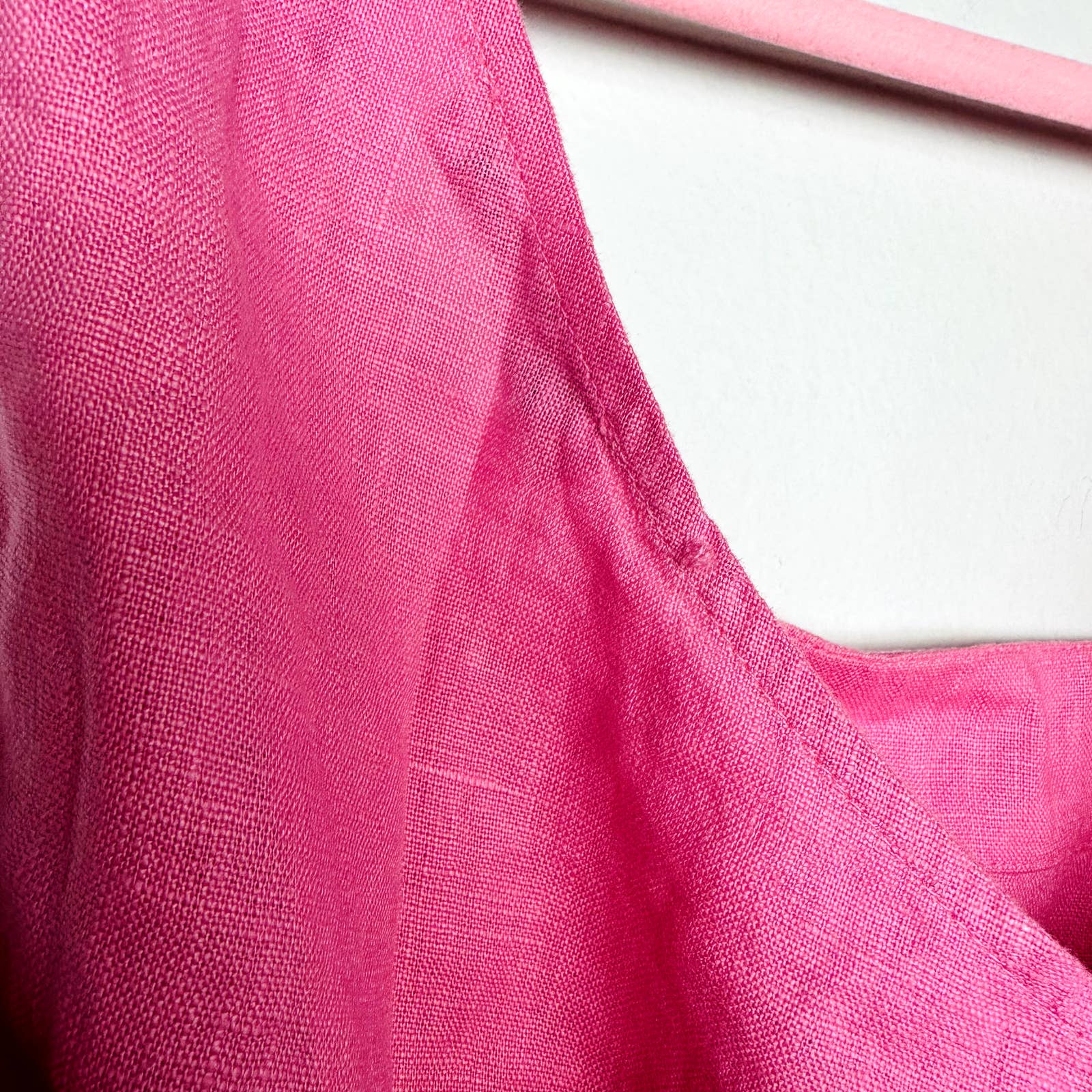 Madewell NWT Pink Cross Back Sleeveless Linen Top Size 00
