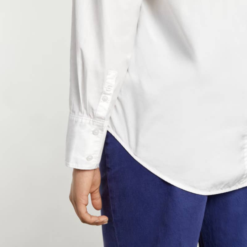 Everlane NWT The Oversized Poplin Long Sleeve Classic Tunic Shirts White Size 00