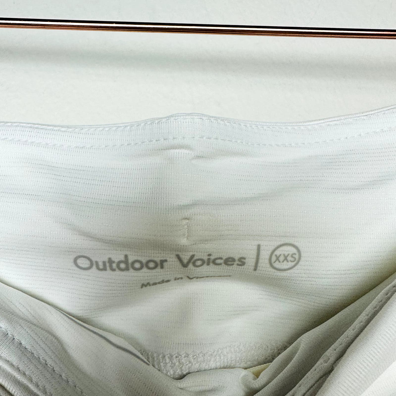 Outdoor Voices NWT White Hudson 4-inch Skort Size 2XS