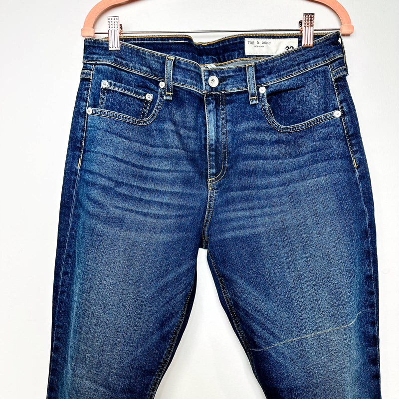 rag & bone NWT Cate Mid-Rise Skinny Slim Fit Ankle Denim Jeans Marigold Size 32