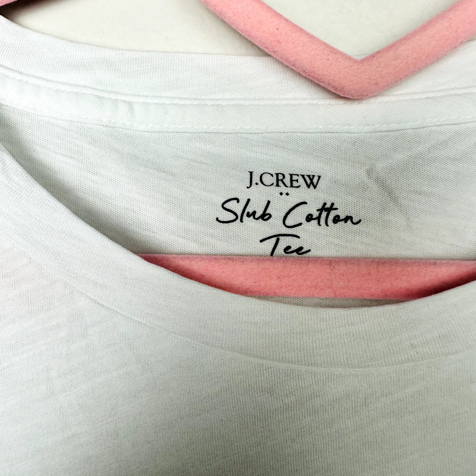J. Crew Factory NWT White Vintage Slub Cotton Crewneck T-shirt White Size Medium
