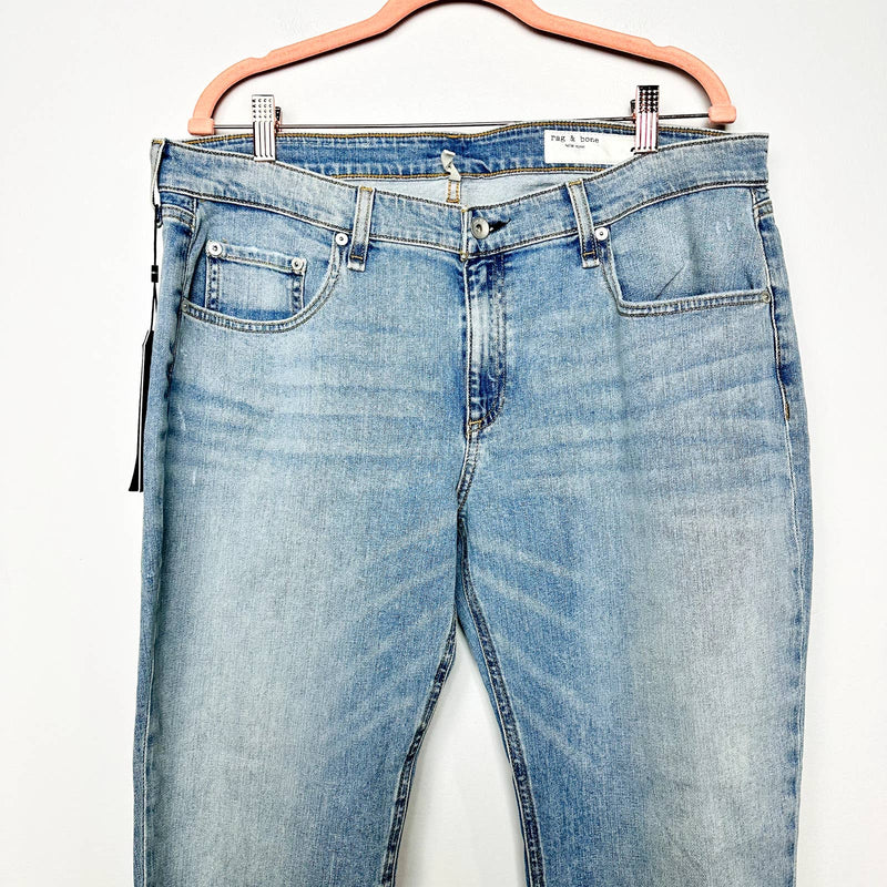 rag & bone NWT Dre Low-Rise Slim Fit Boyfriend Denim Jeans Thunderbird Size 32