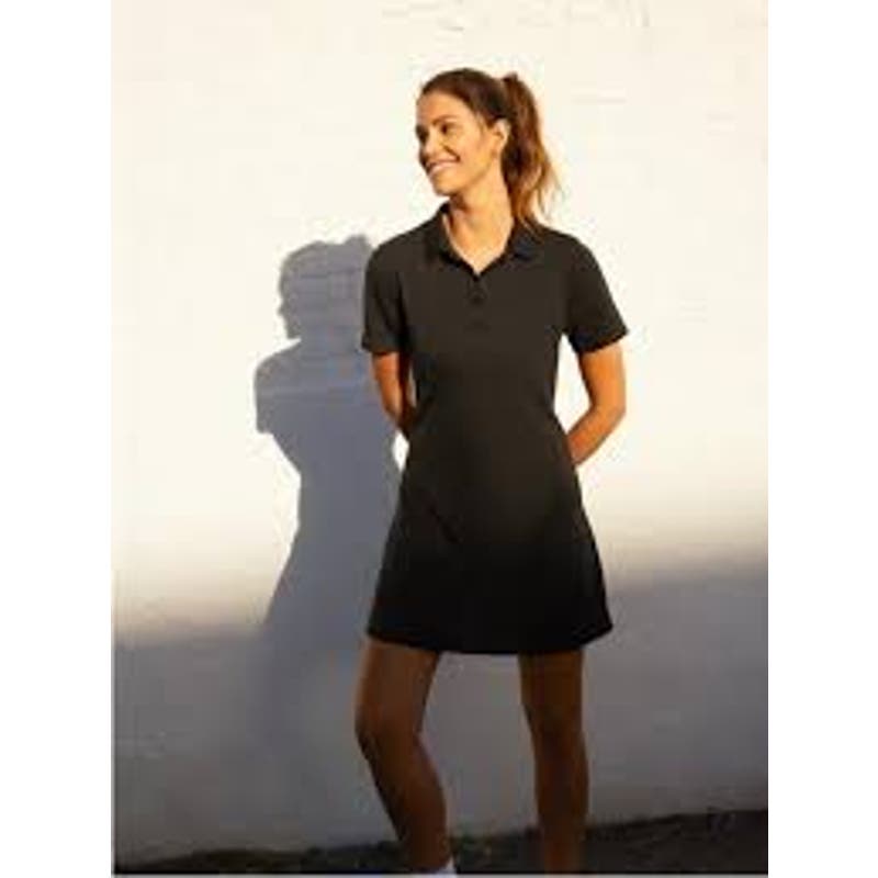 Outdoor Voices NWT Birdie Polo Sporty Dress Black Size XXL