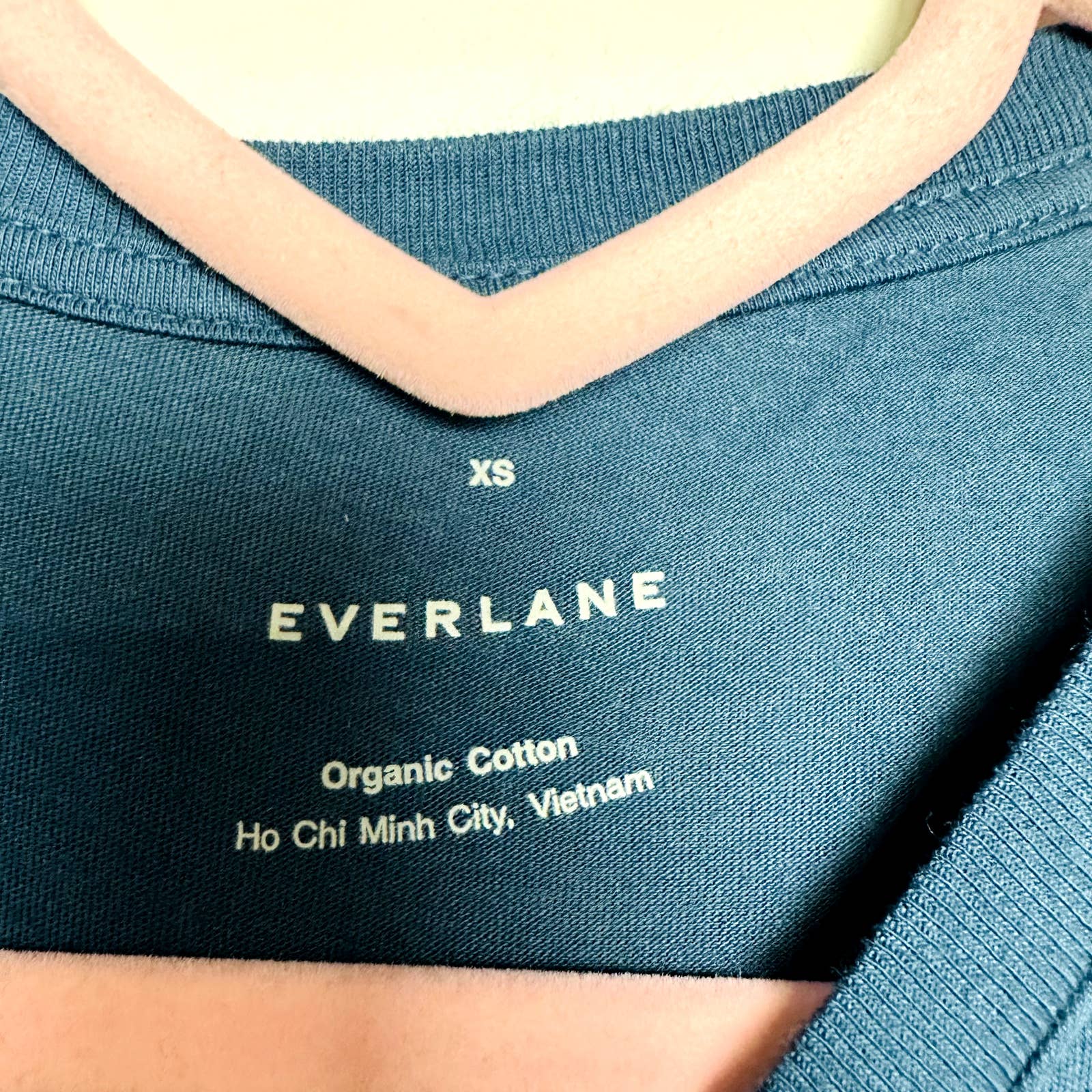 Everlane NWT The Organic Cotton Box-Cut Organic Cotton Tee Shirt Ocean Size XS