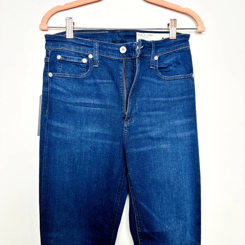 rag & bone NWT Nina High Rise Classic Ankle Slim Skinny Denim Jeans Viola Sz 28