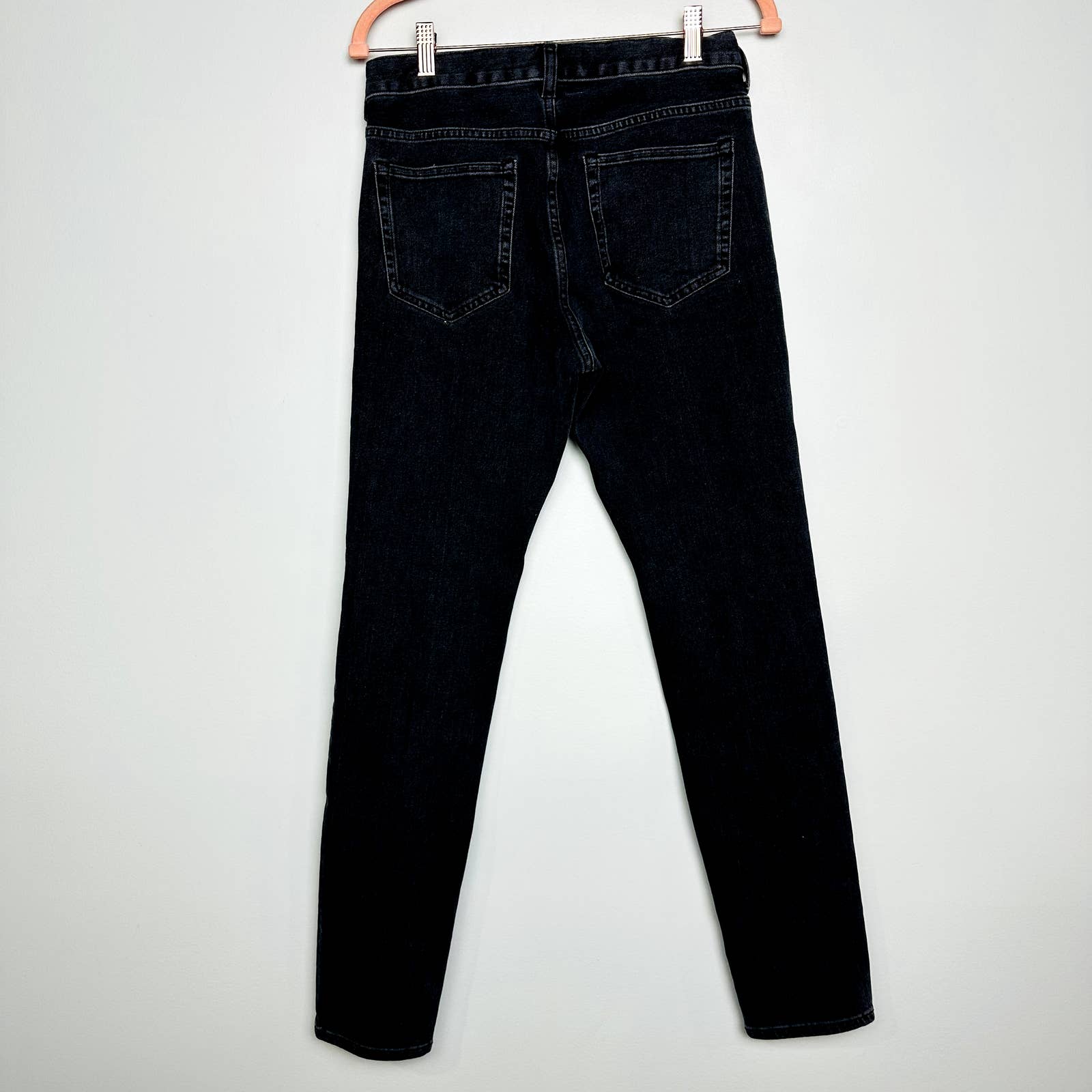 Everlane NWOT Uniform The Skinny Fit Business Casual Jeans Washed Black Sz 30x32