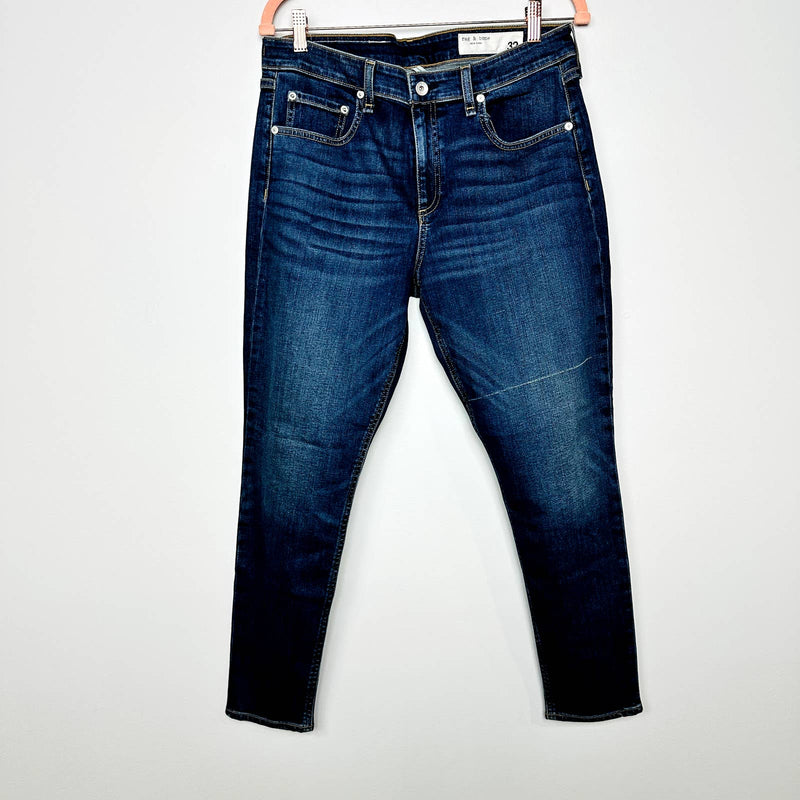 rag & bone NWT Cate Mid-Rise Skinny Slim Fit Ankle Denim Jeans Marigold Size 32