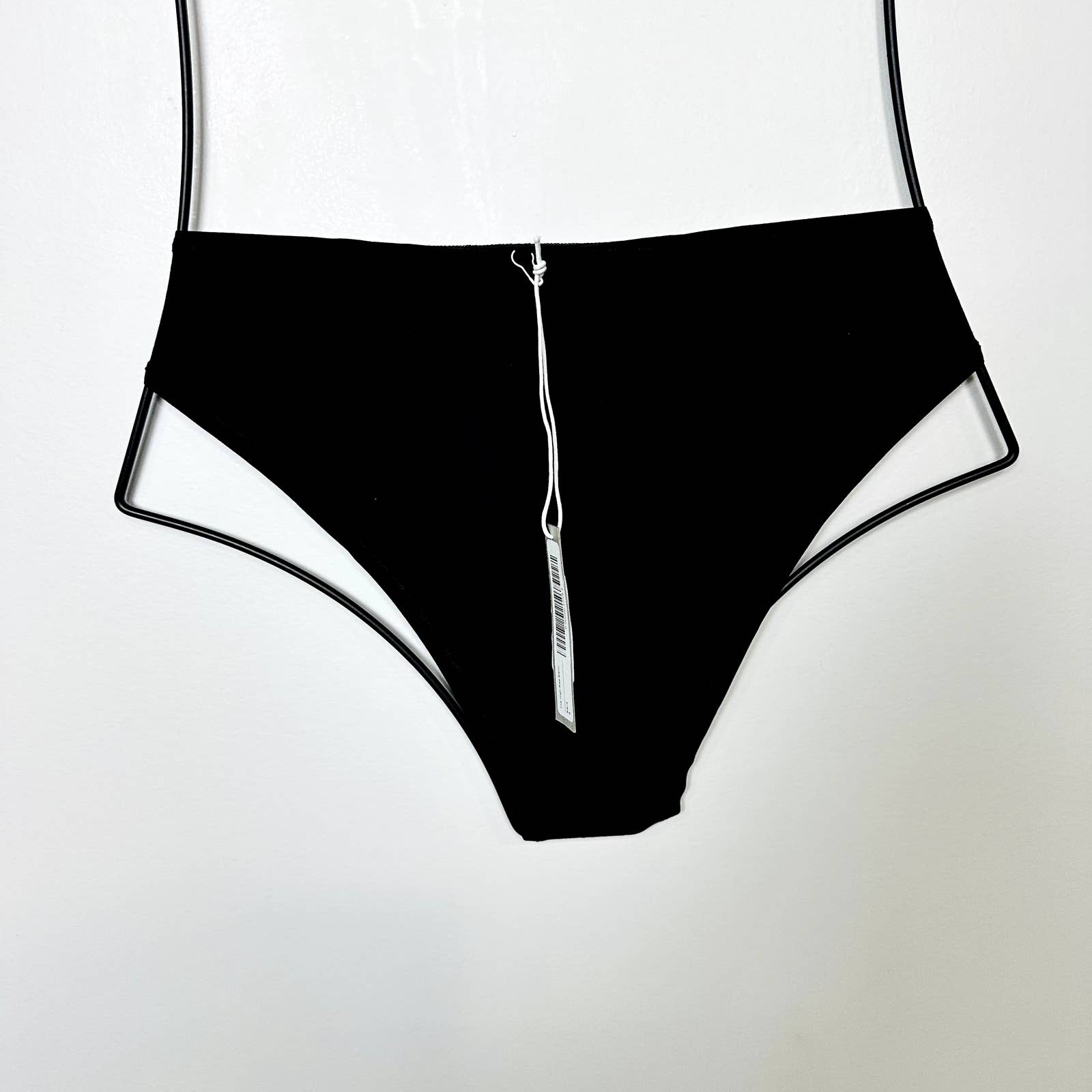 Everlane NWT The High Rise Cheeky Casual Bikini Panty Undies Black Size Small