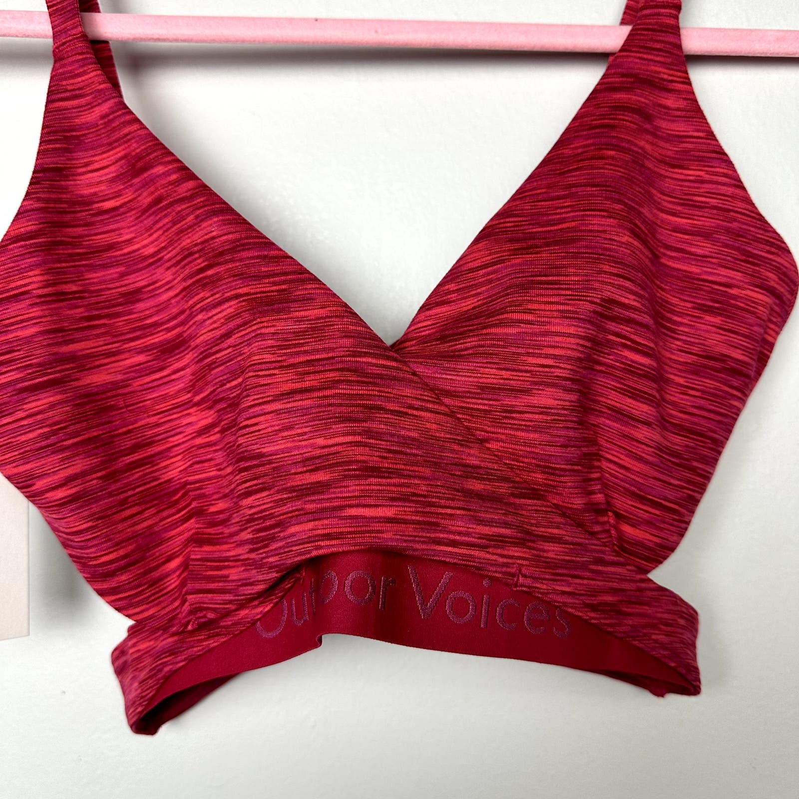 Outdoor Voices NWT Flow Low Coverage Bra Rose Garden Size XS
