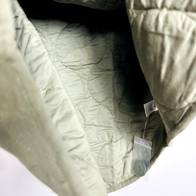 Lulus NWT Endless Ideas Olive Green Lightweight Oversized Quilted Jacket Small