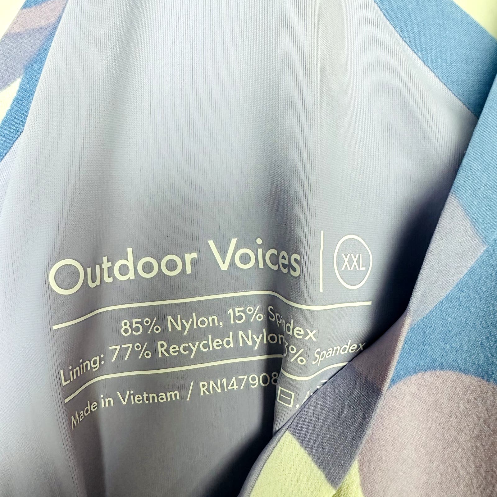 Outdoor Voices NWT The Exercise Dress Retro Haze Size XXL