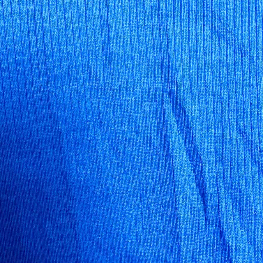 Everlane NWOT The Super Soft Quarter Zip Long Sleeve Polo Top Lapis Blue Medium