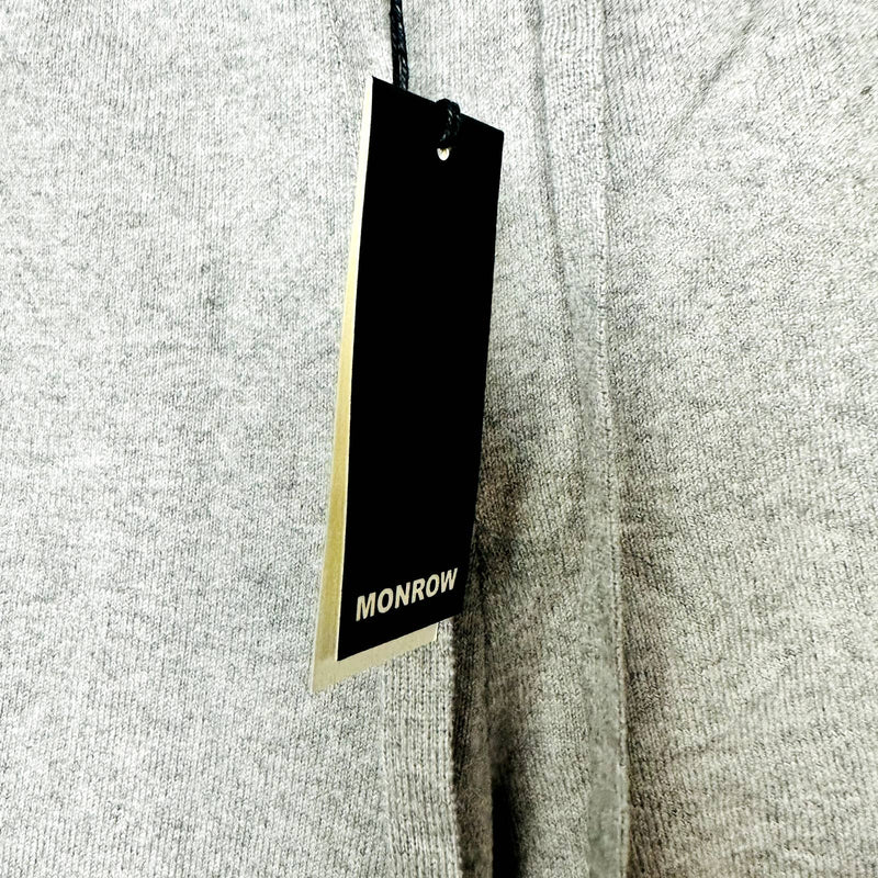 Monrow NWT Camo Contrast Stripe Drawstring Vintage Sweatpants Gray Size Medium