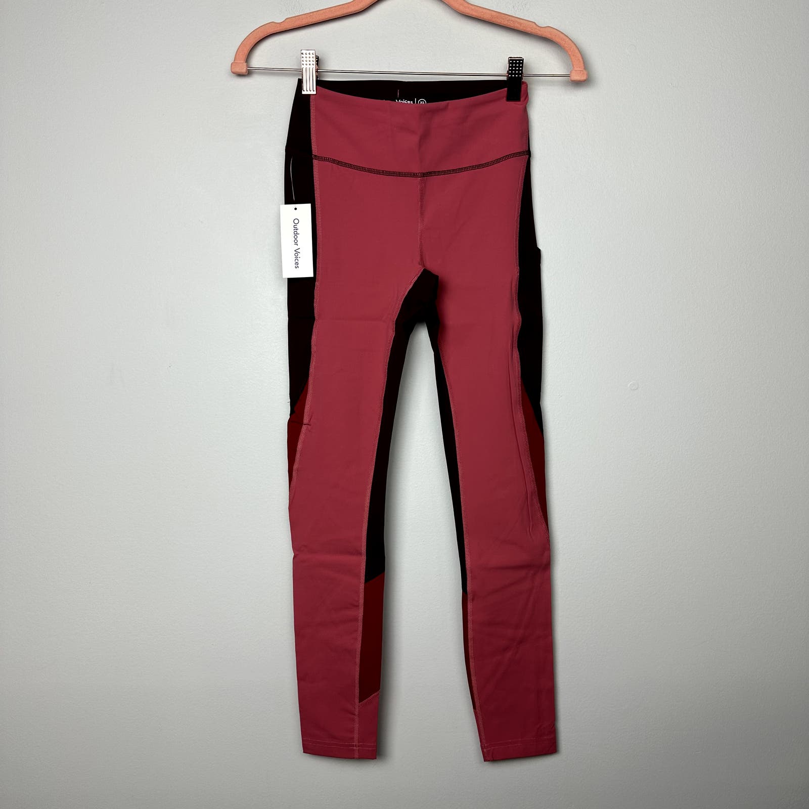 Outdoor Voices NWT Rose Pomegranate SuperForm™ 7/8 Legging Size XS