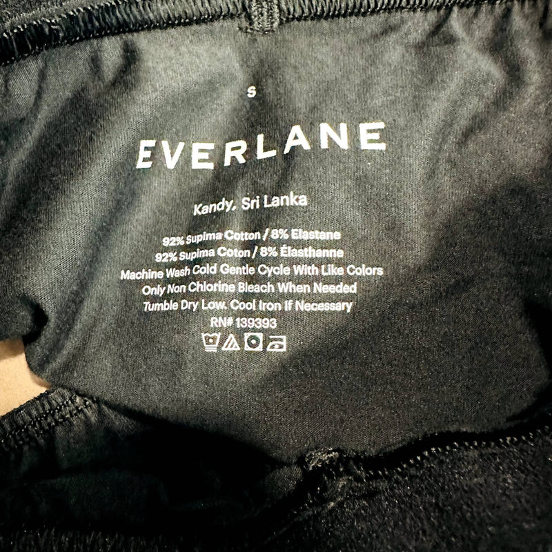 Everlane NWT The Cotton Boy Brief Cheeky High Waisted Panty Black Size Small
