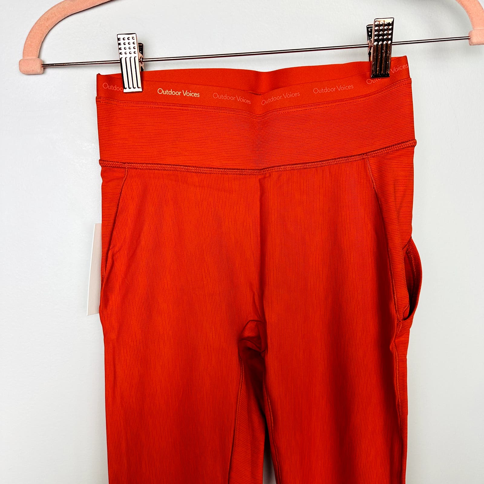 Outdoor Voices NWT Paprika High Waist TechSweat Thrive 7/8 Leggings Size XS