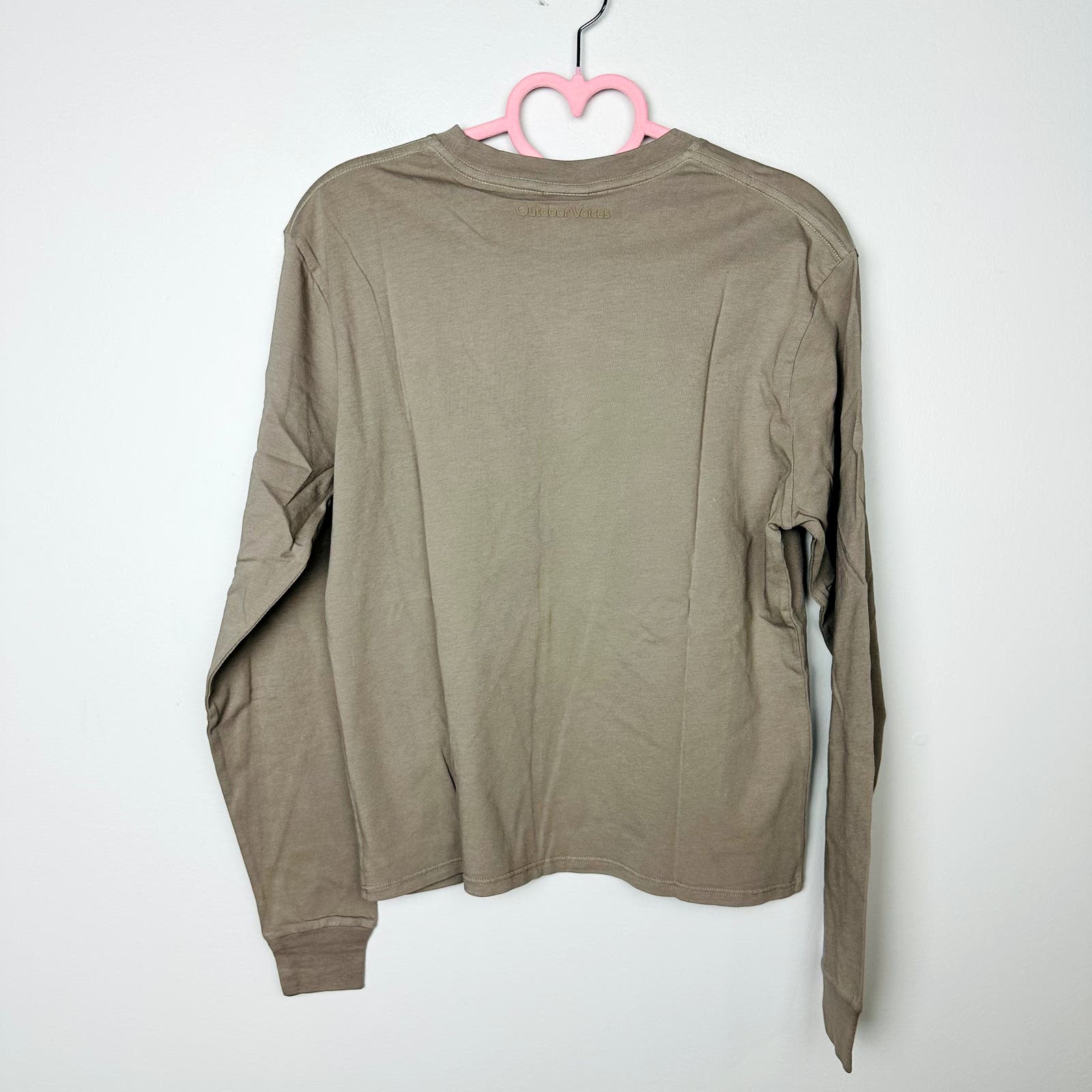 Outdoor Voices NWT Everyday Longsleeve Top Truffle Size XXS