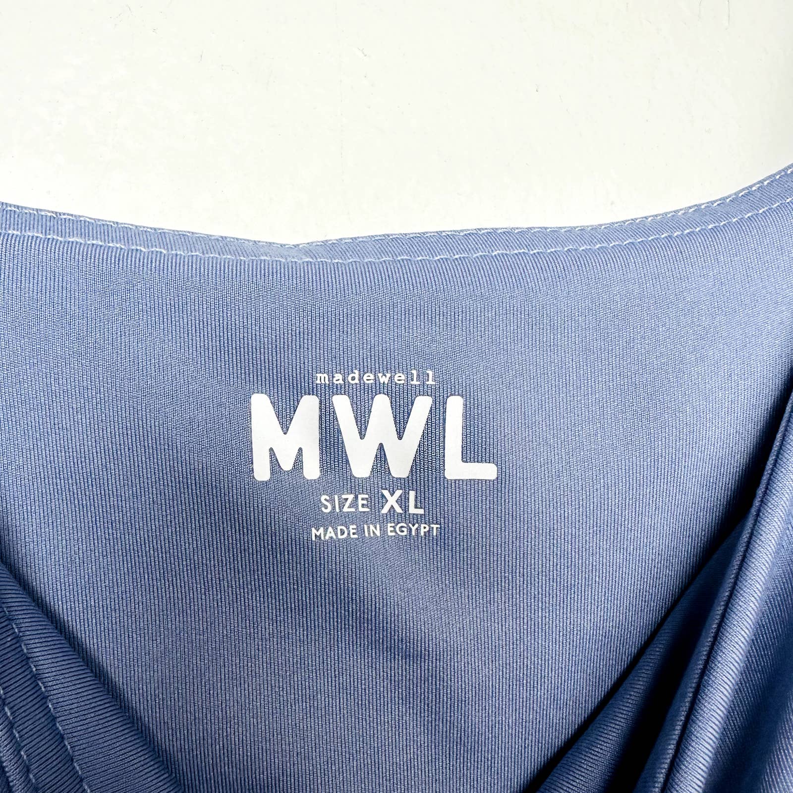 Madewell NWT Flex Square-Neck Sports Bra Blue Size XL