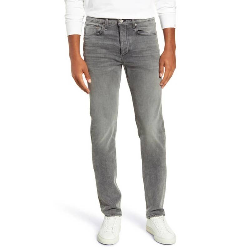 rag & bone NWT Fit 2 Slim Classic Button Fly Stretch Denim Jeans Greyson Size 33