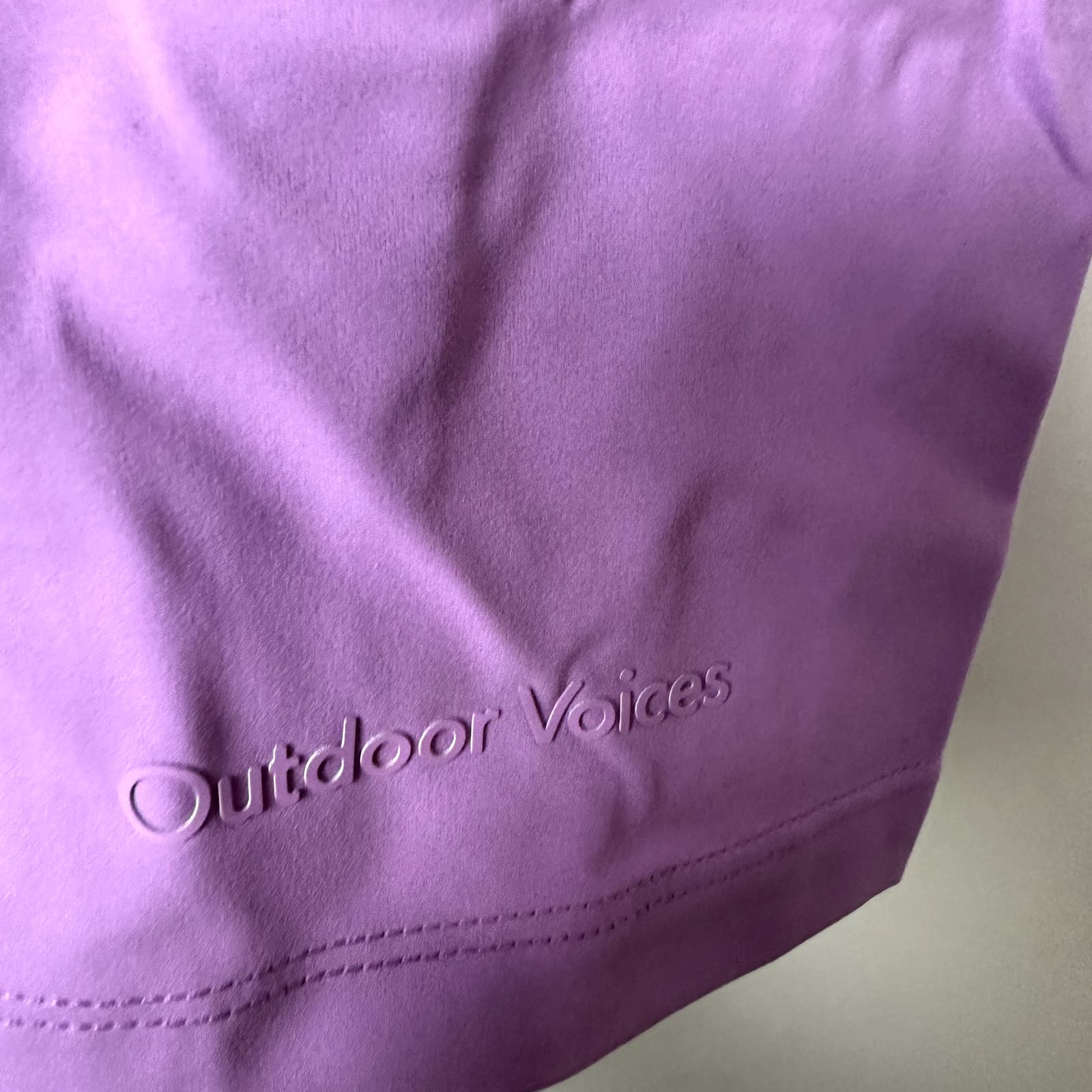 Outdoor Voices NWT One Shoulder Dress Lined Lavender Size Large