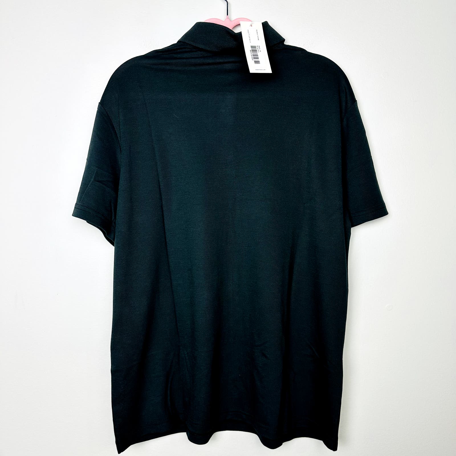 Outdoor Voices NWT Birdie Polo Shirt Black Size Medium