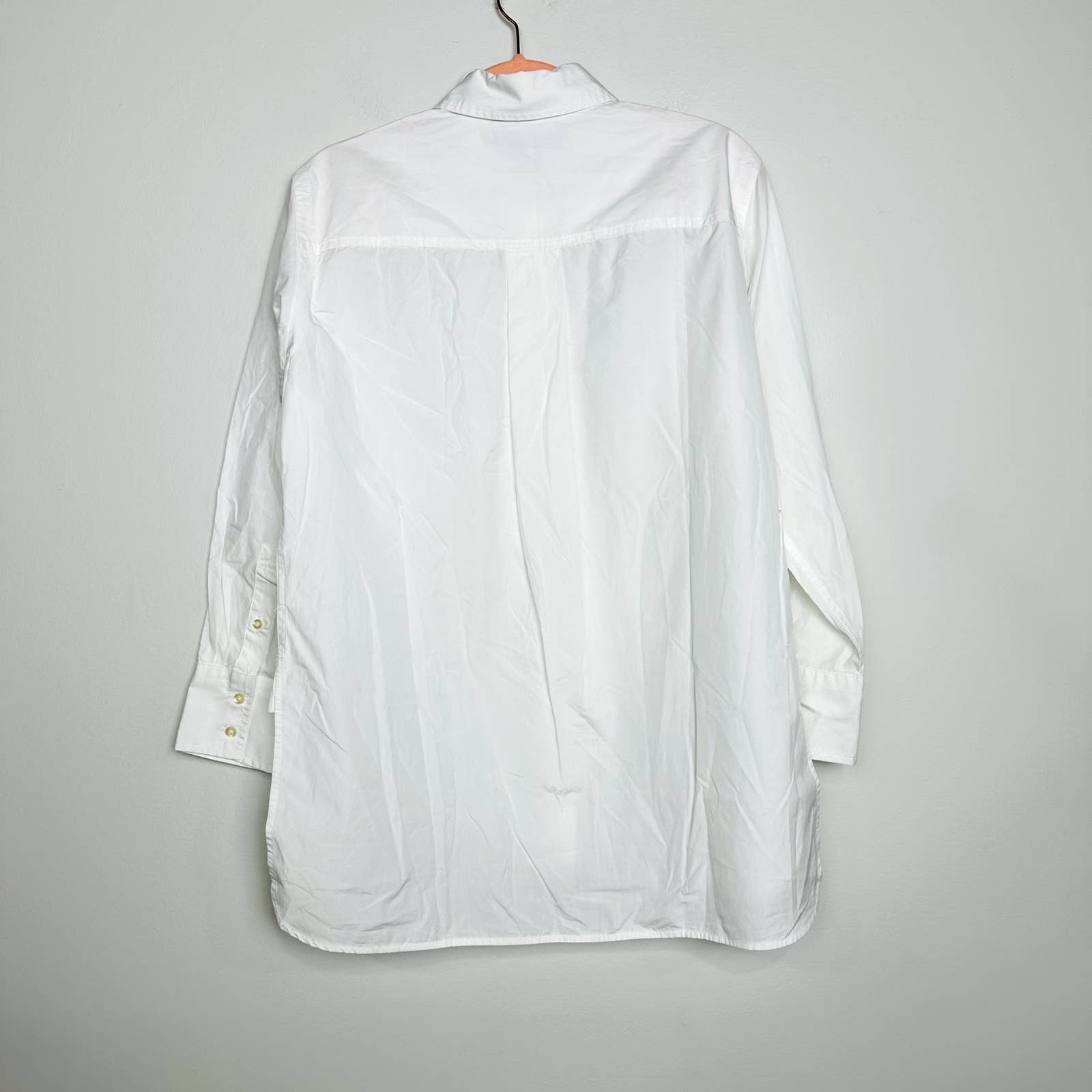 Everlane NWT The Oversized Poplin Long Sleeve Classic Tunic Shirts White Size 00