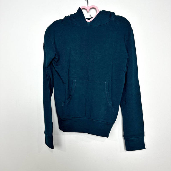 Monrow NWT Supersoft Hoody Kangaroo Sporty Pullover Sweatshirt Abyss Size XS