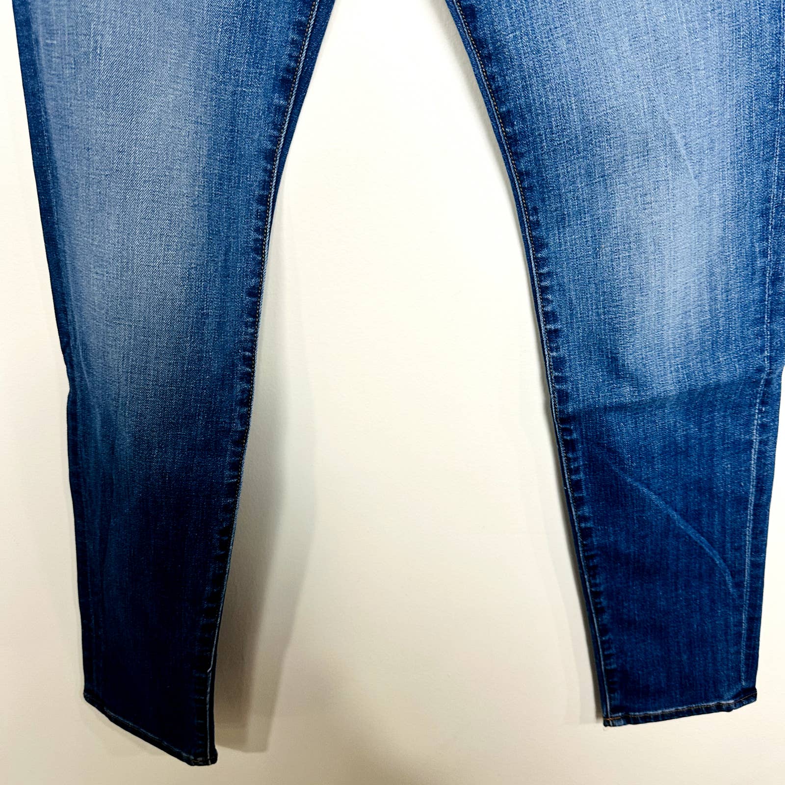 Free People X Sandrine Rose Mid-Rise Skinny Denim Jeans Indigo R1018-D007