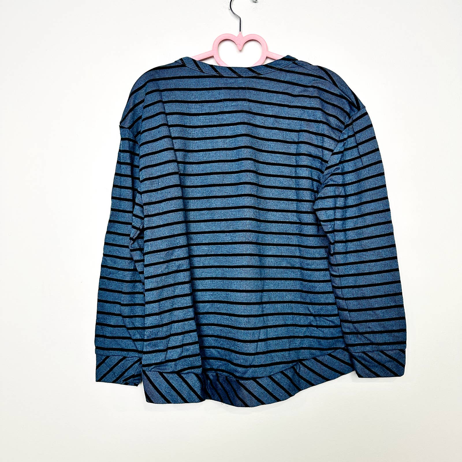 Chaser NWOT Stripes Long Sleeve Crew Neck Oversized Sweatshirt Size Small