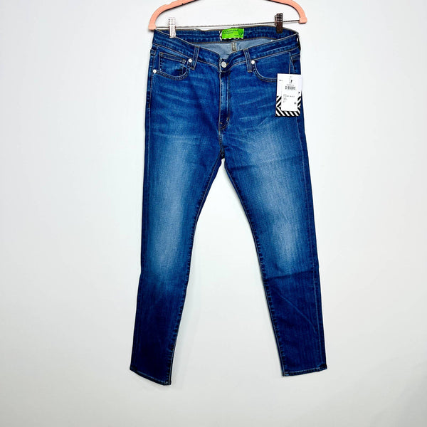 Free People X Sandrine Rose Mid-Rise Skinny Denim Jeans Indigo R1018-D007