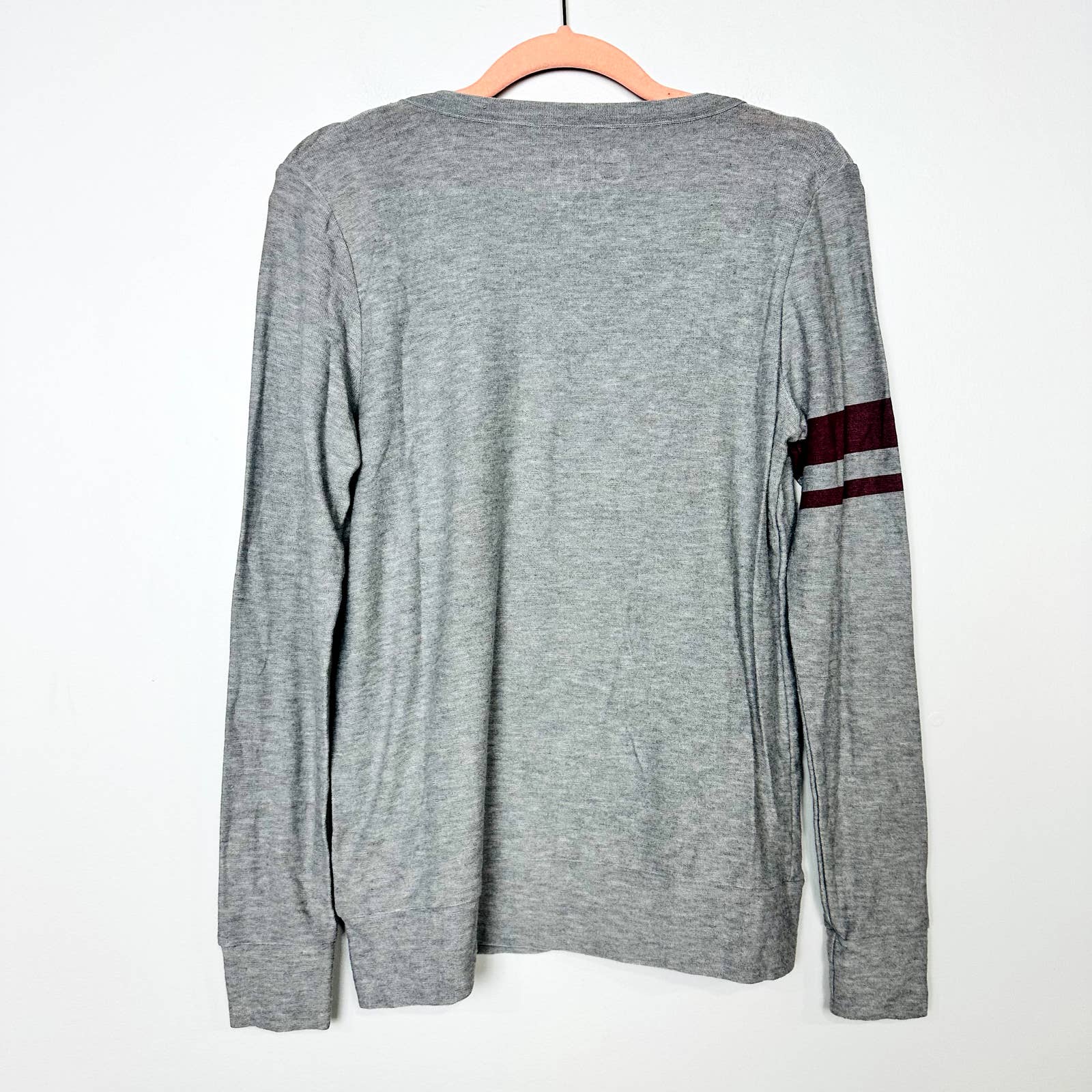 Chaser NWOT Physical Dept. Education Long Sleeve Pullover Top Gray Small