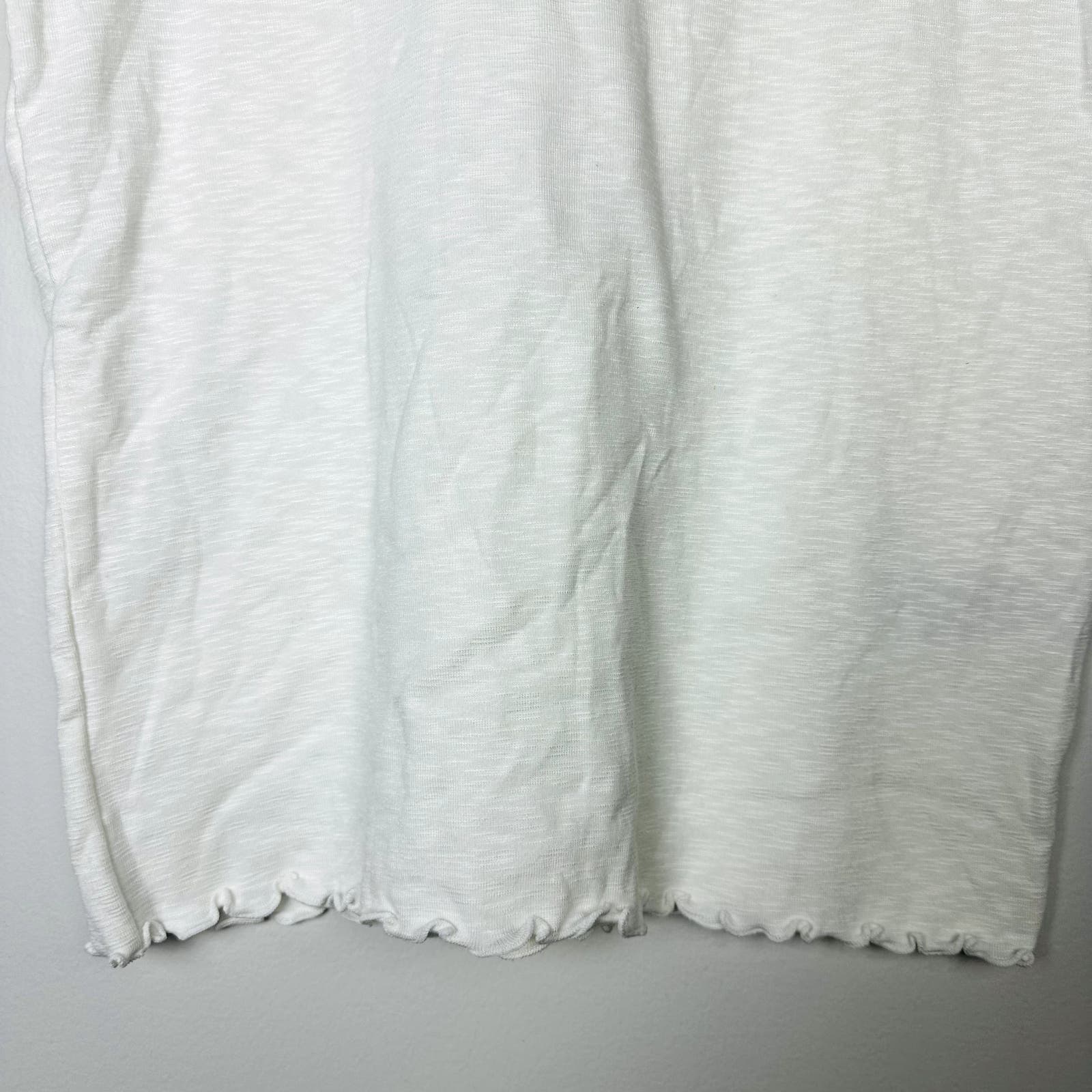 Madewell NWT White Crew Neck Short Sleeve Baby Tee