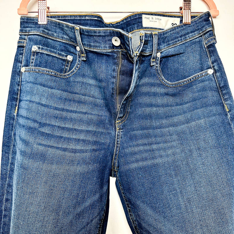 rag & bone NWT Cate Mid-Rise Skinny Slim Fit Ankle Denim Jeans Marigold Size 32