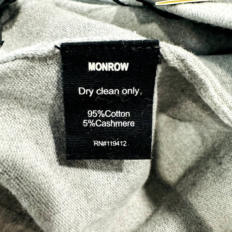 Monrow NWT Camo Contrast Stripe Drawstring Vintage Sweatpants Gray Size Medium