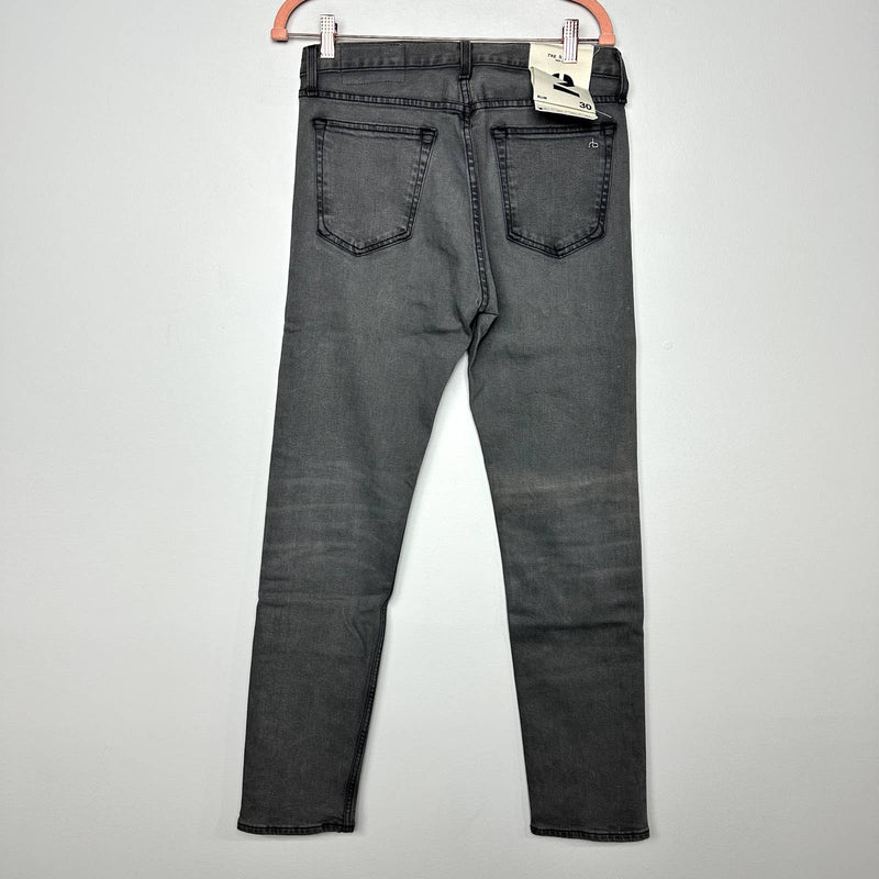 rag & bone NWT Fit 2 Slim Classic Button Fly Stretch Denim Skinny Jeans Greyson