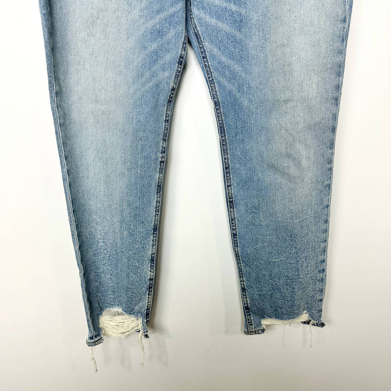 rag & bone NWT Dre Low-Rise Slim Fit Boyfriend Denim Jeans Thunderbird Size 32