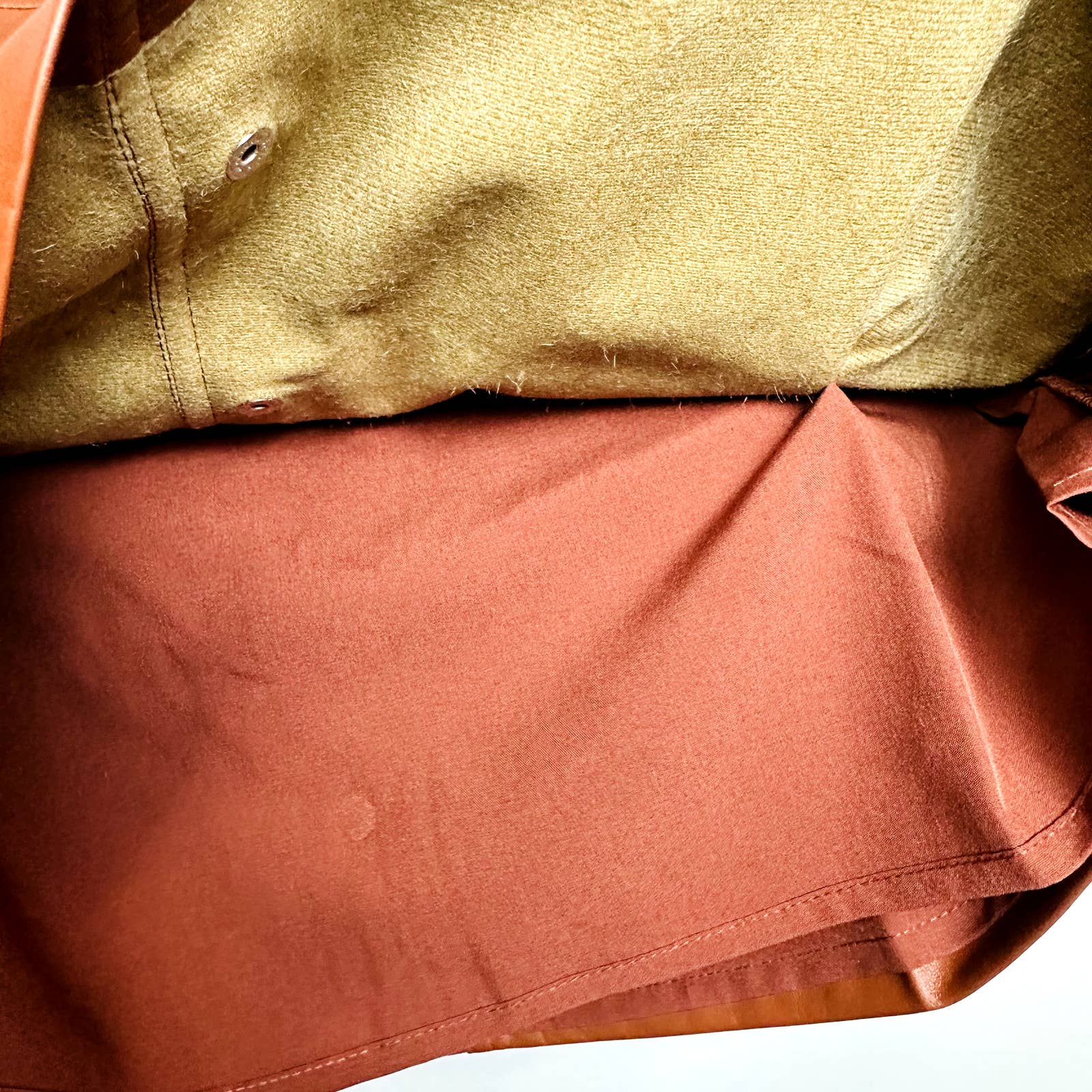 Lulus NWT Most Fab Brown Vegan Leather Button-Front Mini Skirt Clay