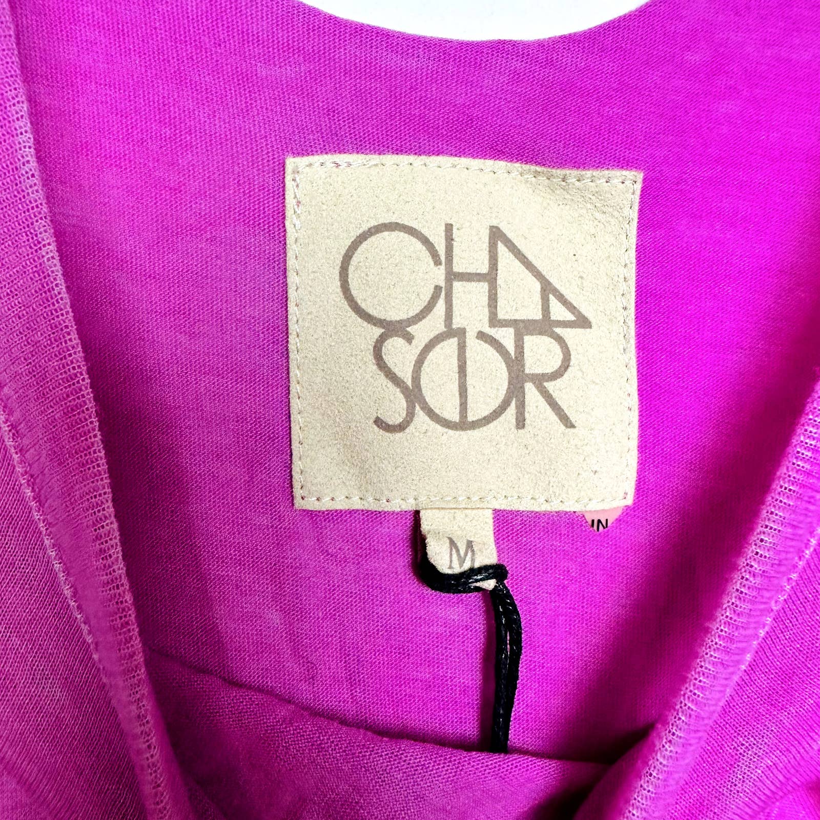 Chaser NWT Deconstructed Double Cold Shoulder Cutout Tunic Top Peony Size Medium