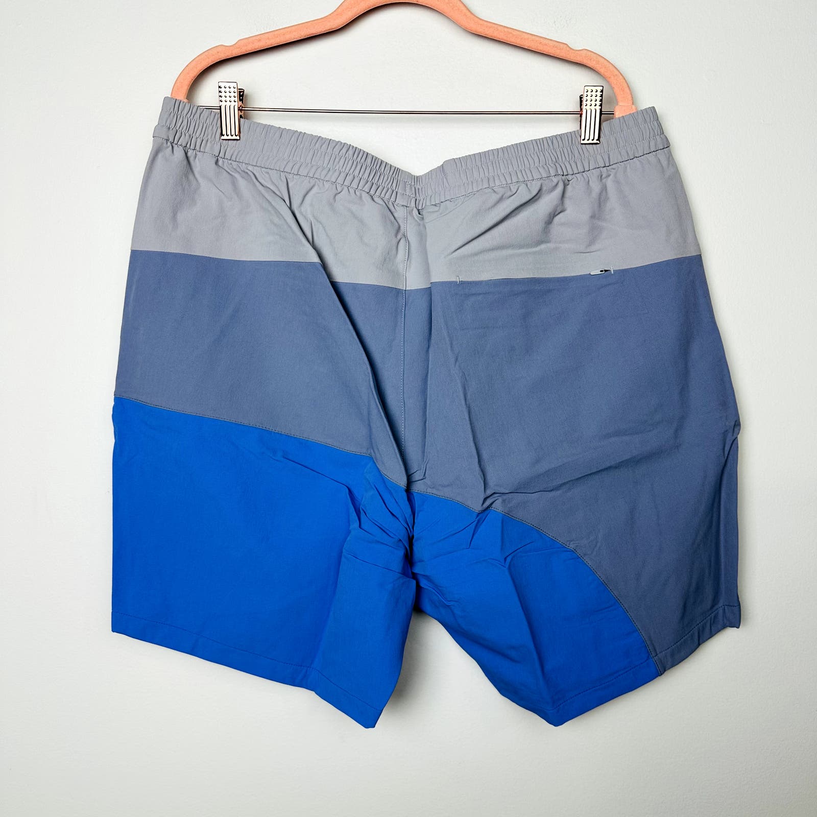 Outdoor Voices NWT Blue Gray RecTrek 7” Colorblock Short Size 3XL