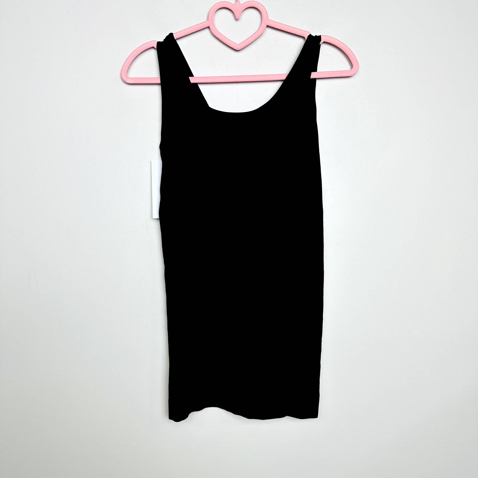 Spiritual Gangster NWT Double Scoop Neck Sleeveless Casual Tops Black Size XS/S