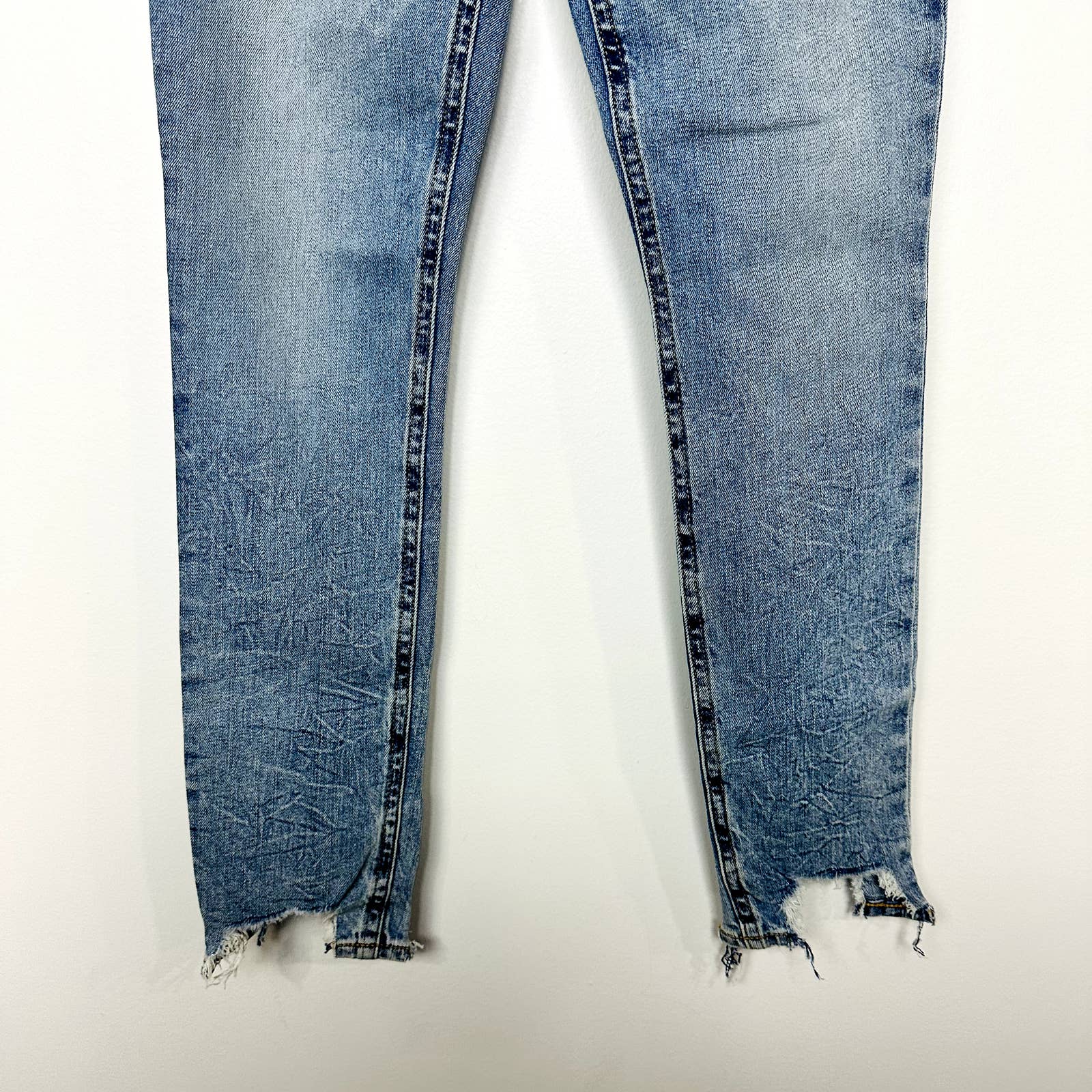 rag & bone NWT Cate Mid-Rise Distressed Ankle Skinny Jeans Thunderbird Size 23