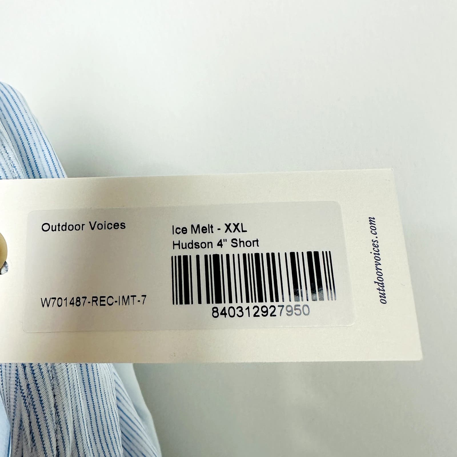Outdoor Voices NWT Hudson 4" Short Ice Melt Size XXL