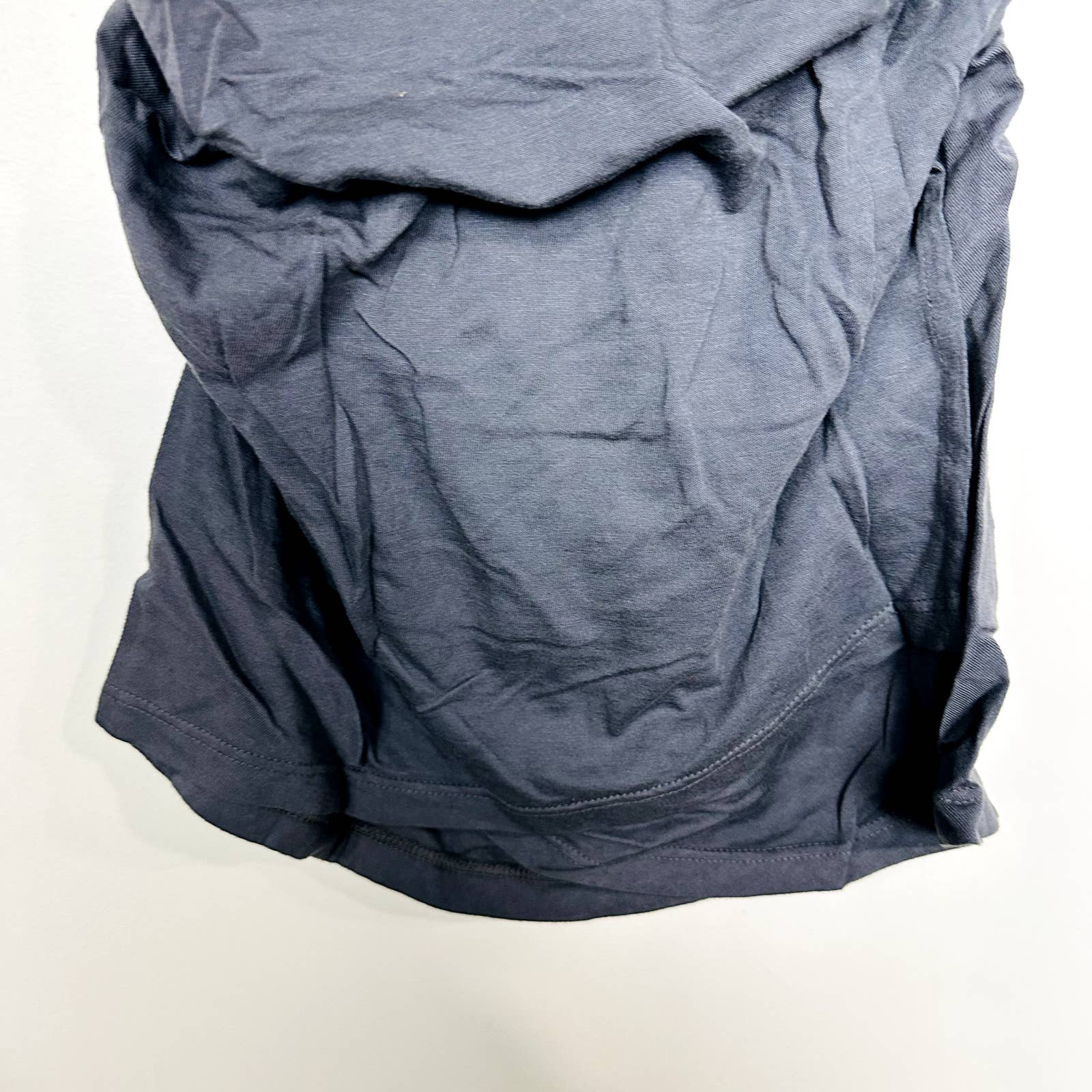 Monrow NWT Short Sleeve Shirred Waist V-Neck Shirt Dress Size XS
