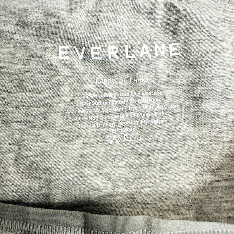 Everlane NWT The High Rise Cheeky Bikini Panty Undies Heathered Gray Size Medium