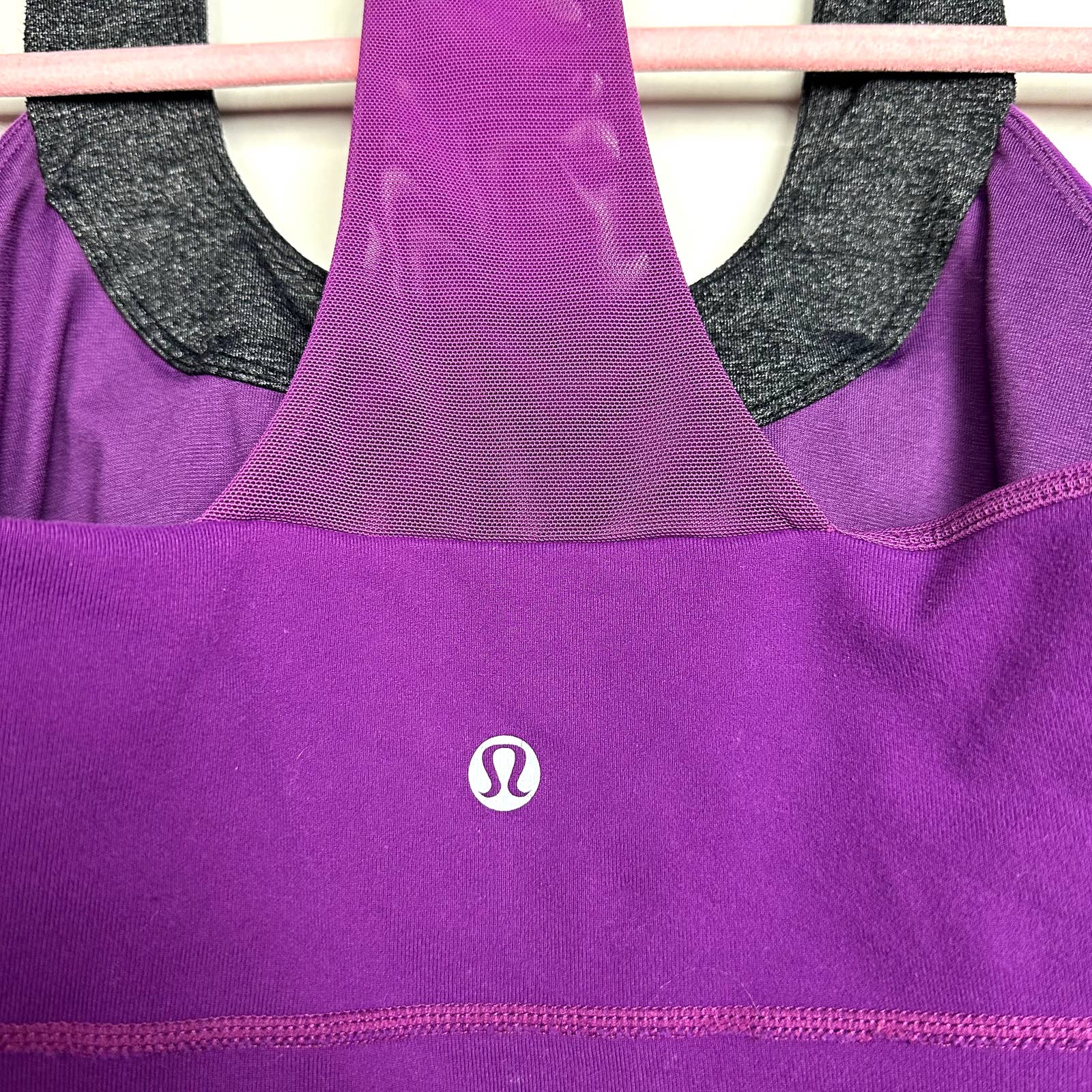 Lululemon Scoop Neck Racerback Built In Shelf Bra Tank Top Purple Size 4